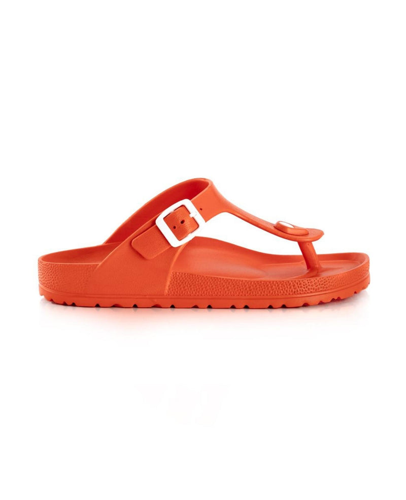 Γυναικείες Παντόφλες Πορτοκαλί - ATENEO Sea Sandals