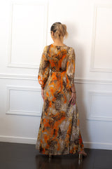 Φόρεμα Κρουαζέ Πορτοκαλί