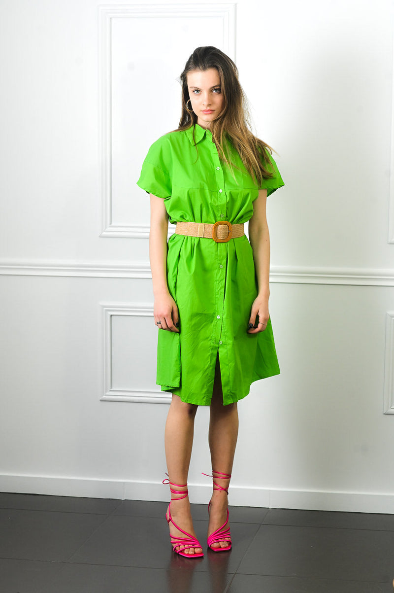 Φόρεμα Πουκαμίσα Πράσινο